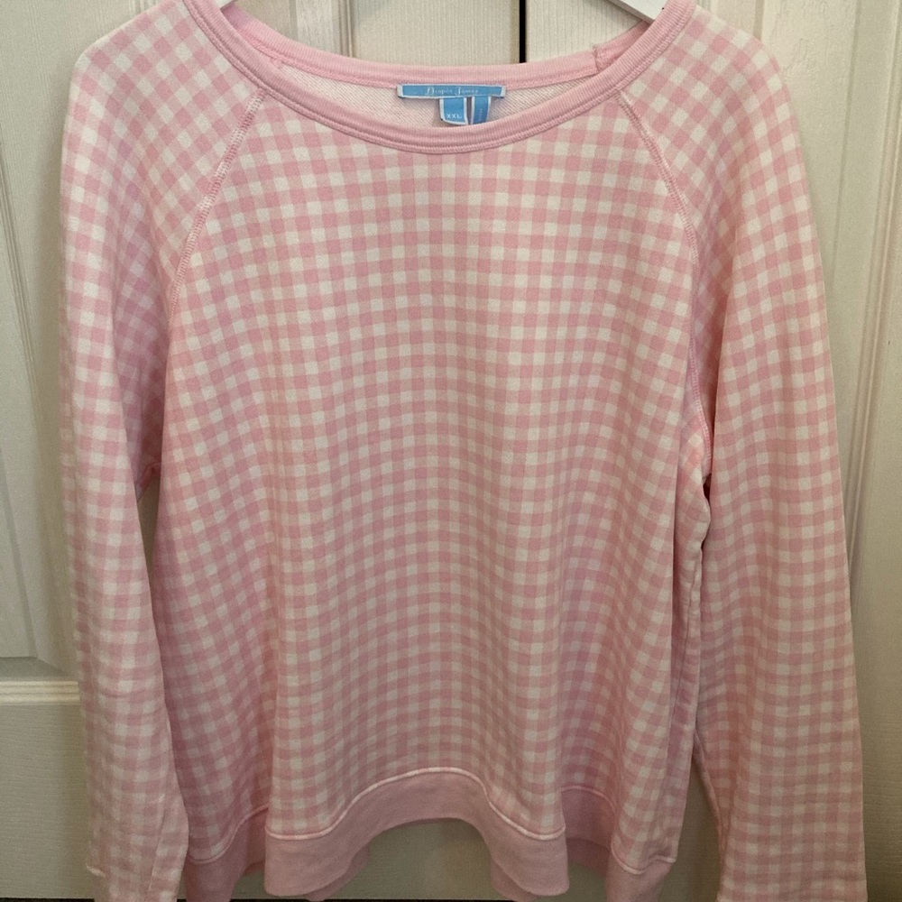 Draper James Gingham Sweatshirt